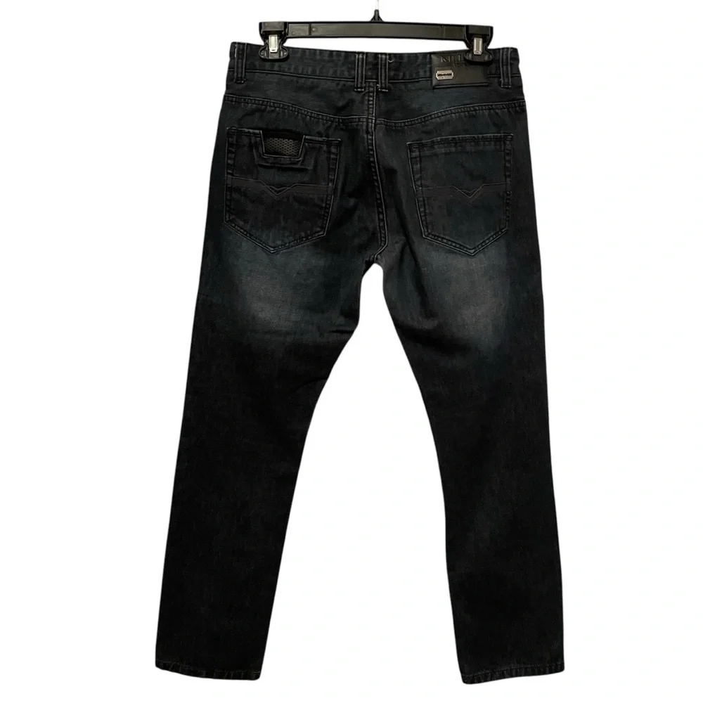Killer Jeans 1976 Straight Leg Blue Men's Size 36x31 Premium Denim Dark Wash